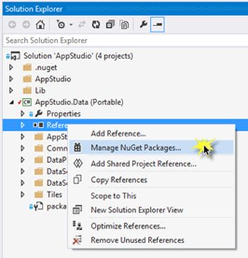 manage Nuget Packages